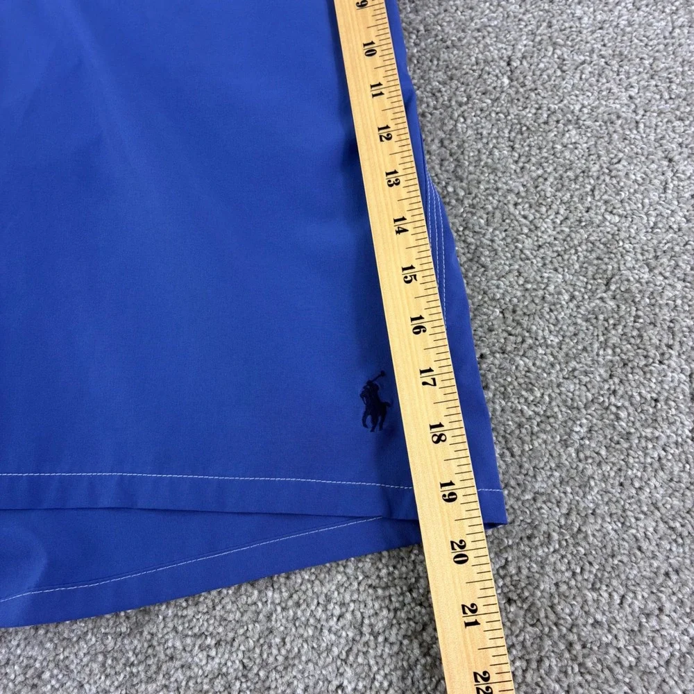 Polo Ralph Lauren Swim Trunks Mens XL Blue Cargo Board Mesh Lined Coastal Resort